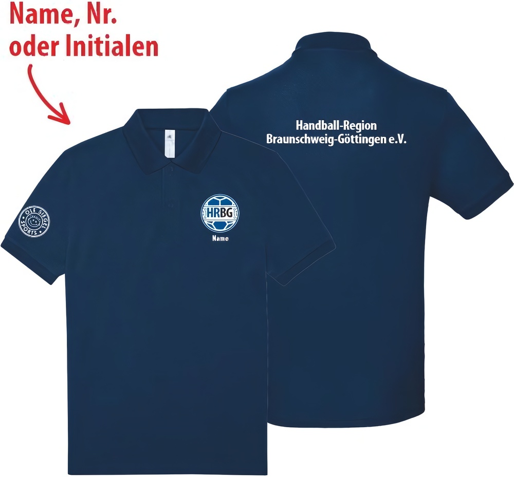 HRBGBasicPoloshirtUnisex52742Navy-XXL