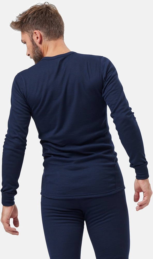 OdloBlTopCrewNeckLong-SleeveActiveWarmEco159102DarkSapphire-3XL