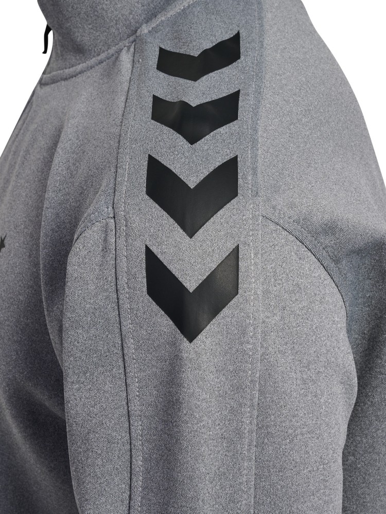 HummelHalf-ZipSweatshirtHmlcoreXkHalfZipPolySweatGreyMelange-XXL