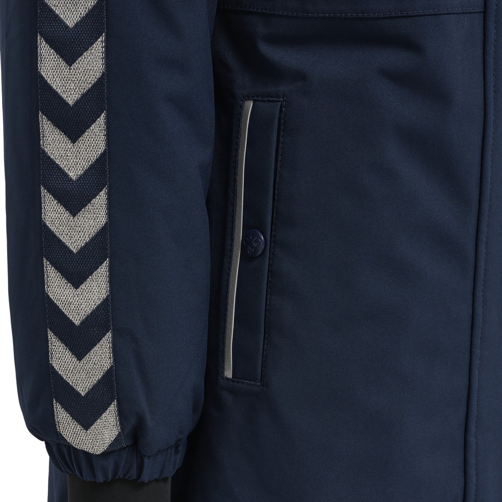 HummelKinderMantelHmlleafTexCoatBlackIris-104