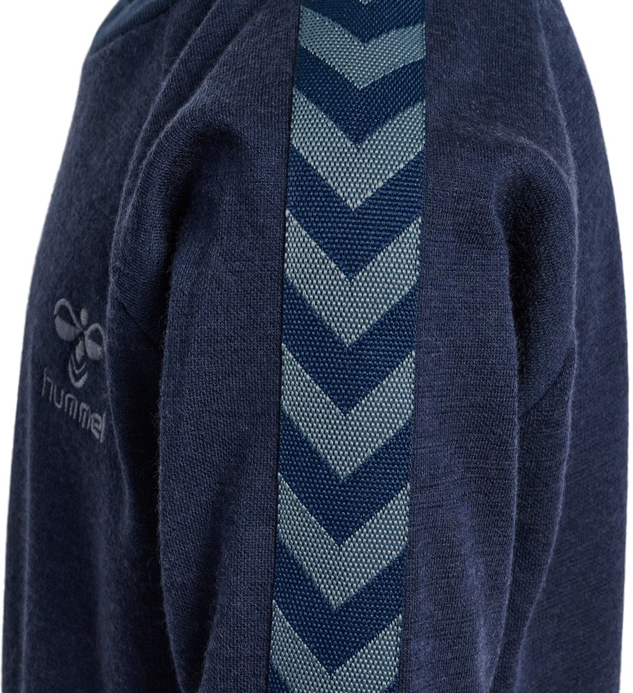 HummelKinderSweatshirtsHmlwongSweatshirtBlackIris-128