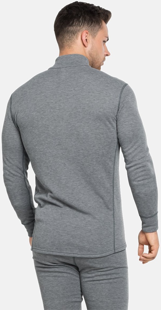 OdloBlTopTurtleNeckLong-SleeveHalfZipActiveW159082OdloSteelGreyMelange-3XL