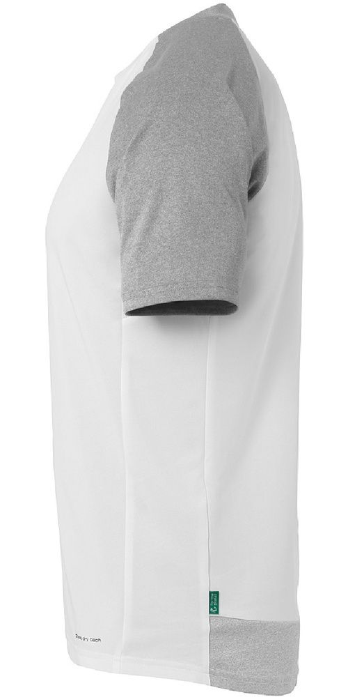 KempaKinderSportshirtAmbition28Shirt2005145WeiDarkGrauMelange-116