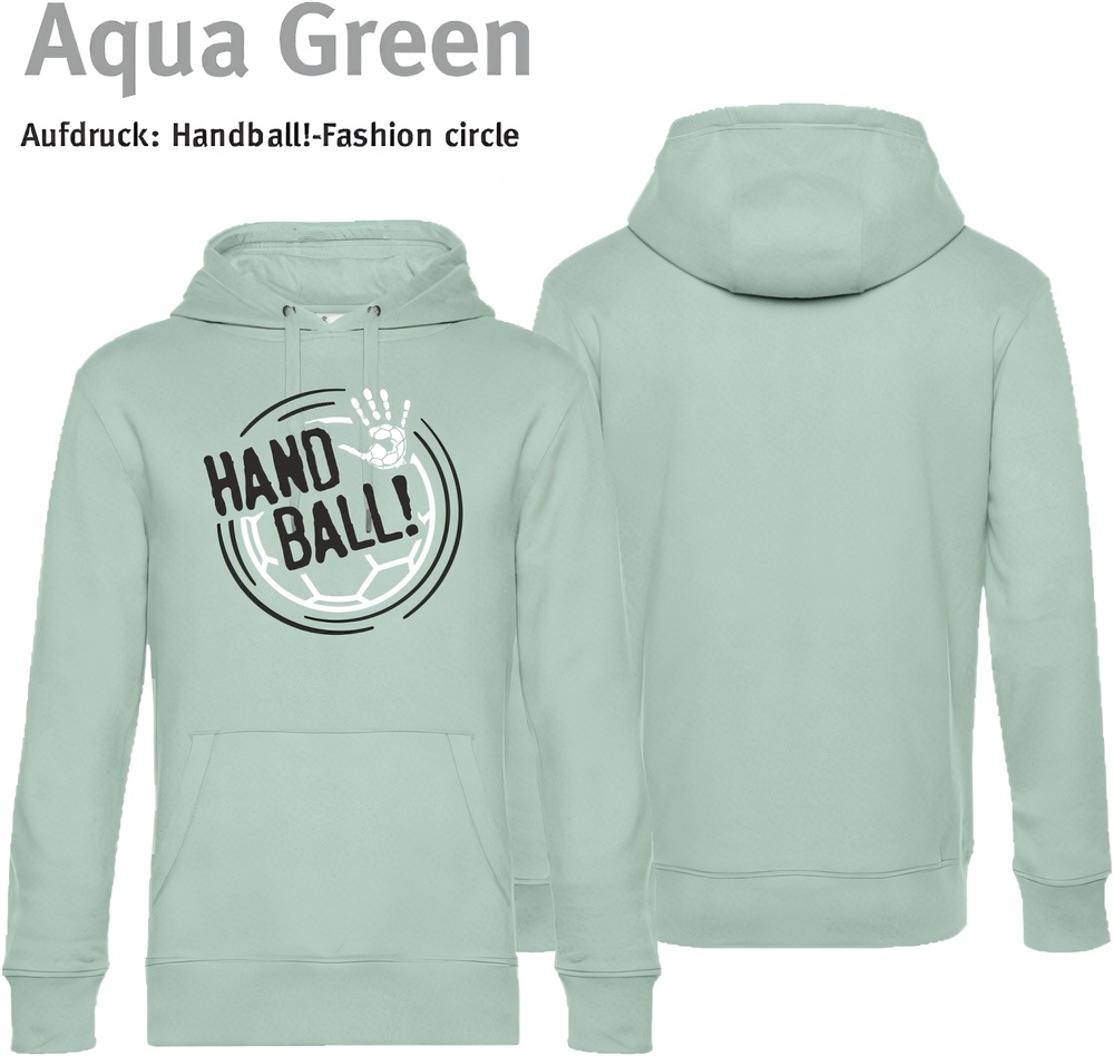HandballFashionHoodieCircleWU02KAquaGreen-XS