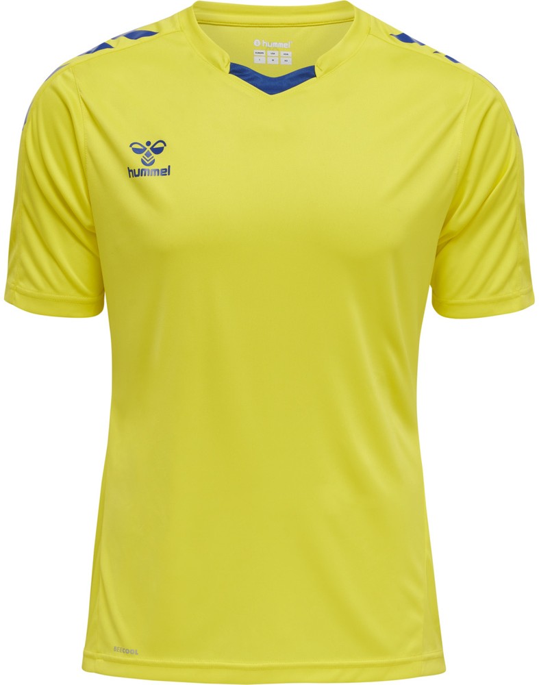 HummelTrikotKurzarmHmlcoreXkPolyJerseySSBlazingYellowTrueBlue-XXL