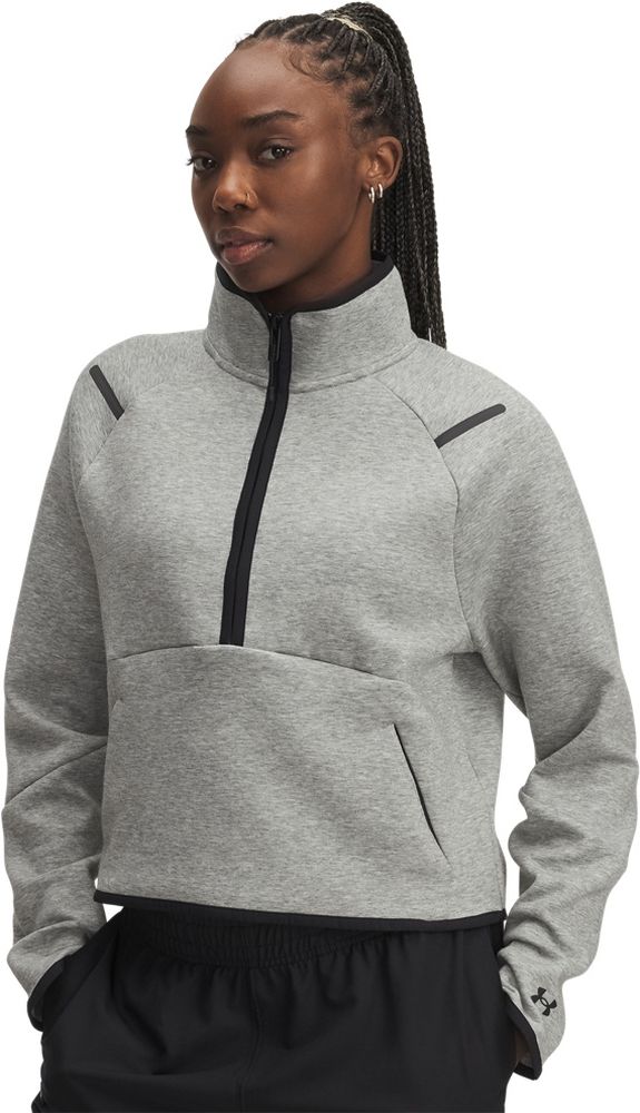 UnderArmourDamenSweatshirtUnstoppableFleeceHalf-Zip6003671Gray011-3XL