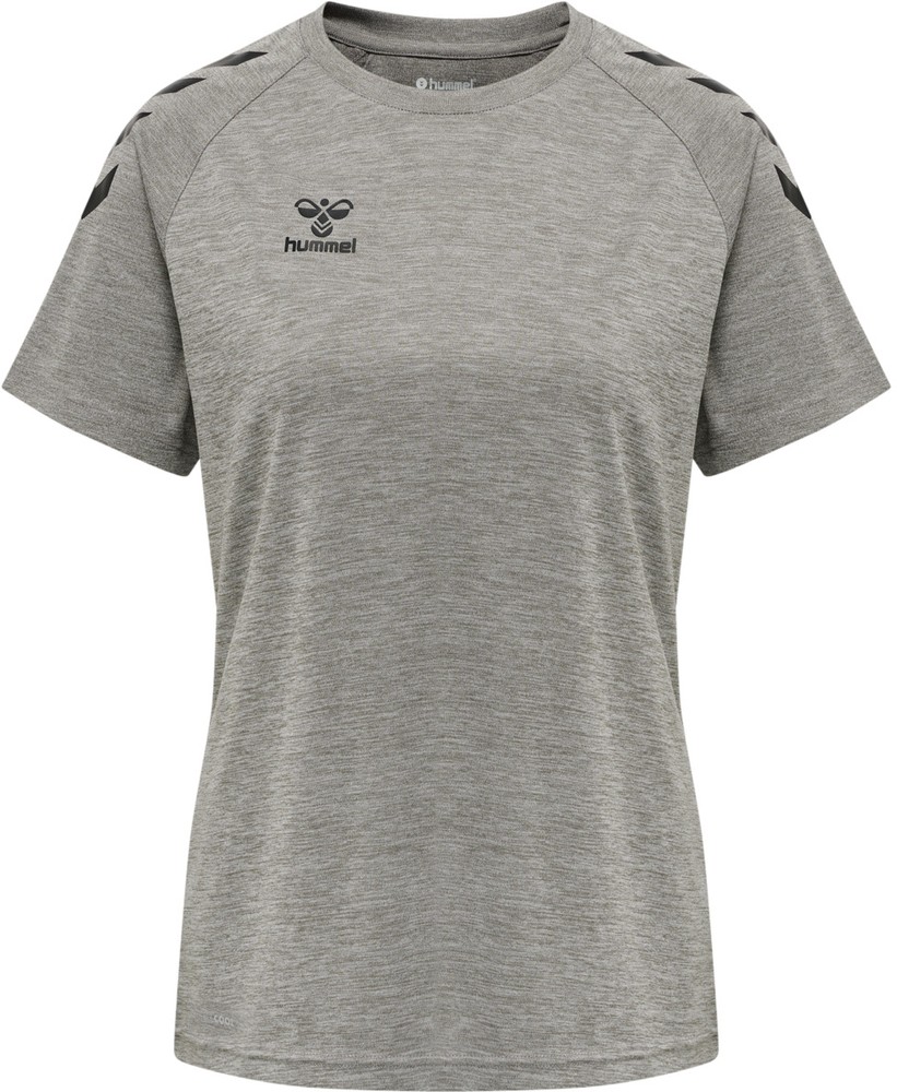 HummelDamenT-ShirtHmlcoreXkCorePolyT-ShirtSSWomanGreyMelange-XXL