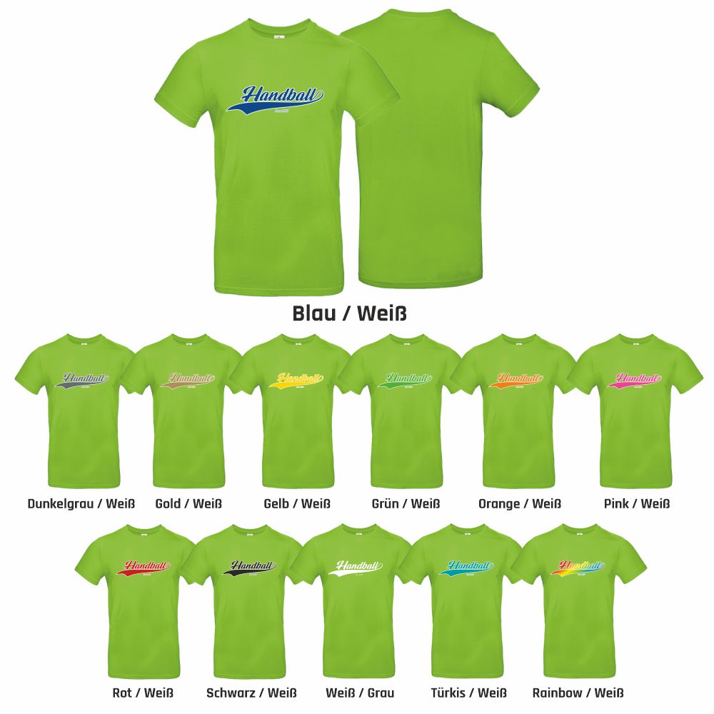 HandballFashionT-ShirtSince1917TU03TOrchidGreen-3XL