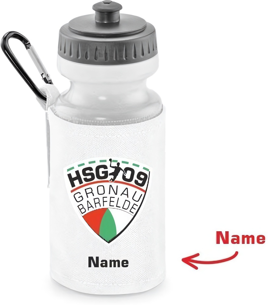 HSG09GronauBarfeldeUniversalBasicTrinkflaschemitHalterQD440White