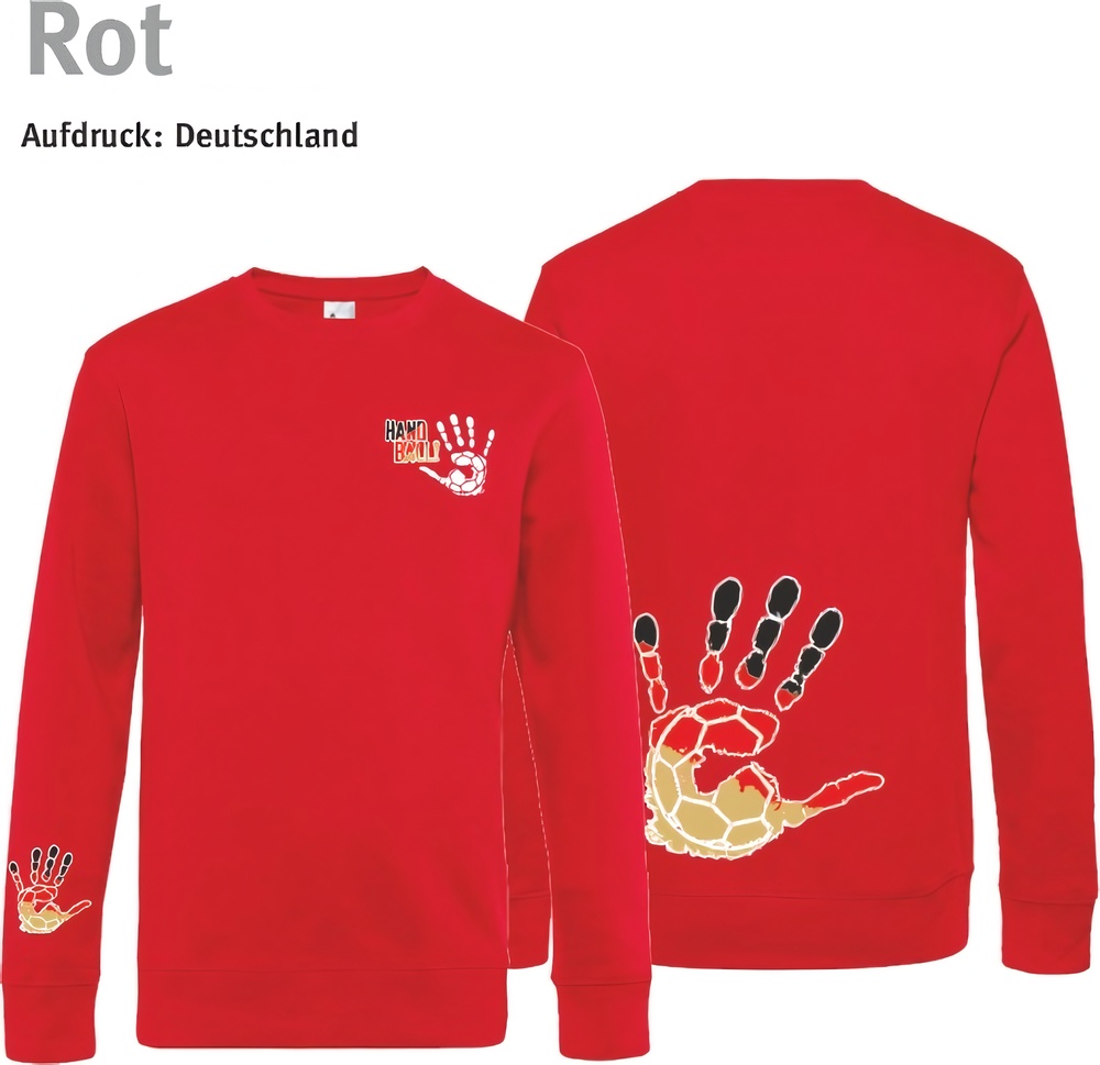 HandballCollectionSweaterWU01KRed-XS