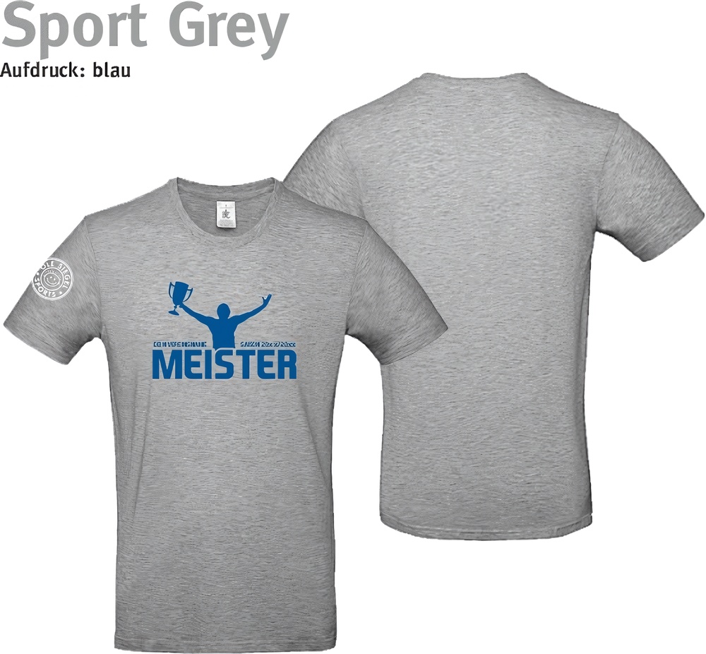 247CollectionT-ShirtMeistershirtGewinnerTU03TSportGreyHeather-XS