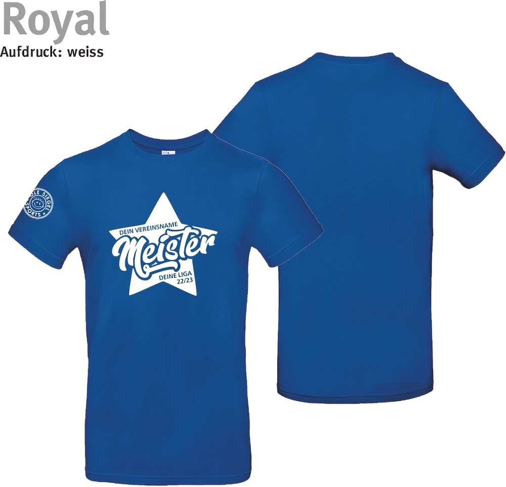 247CollectionT-ShirtMeistershirtSternTU03TRoyalBlue-XS