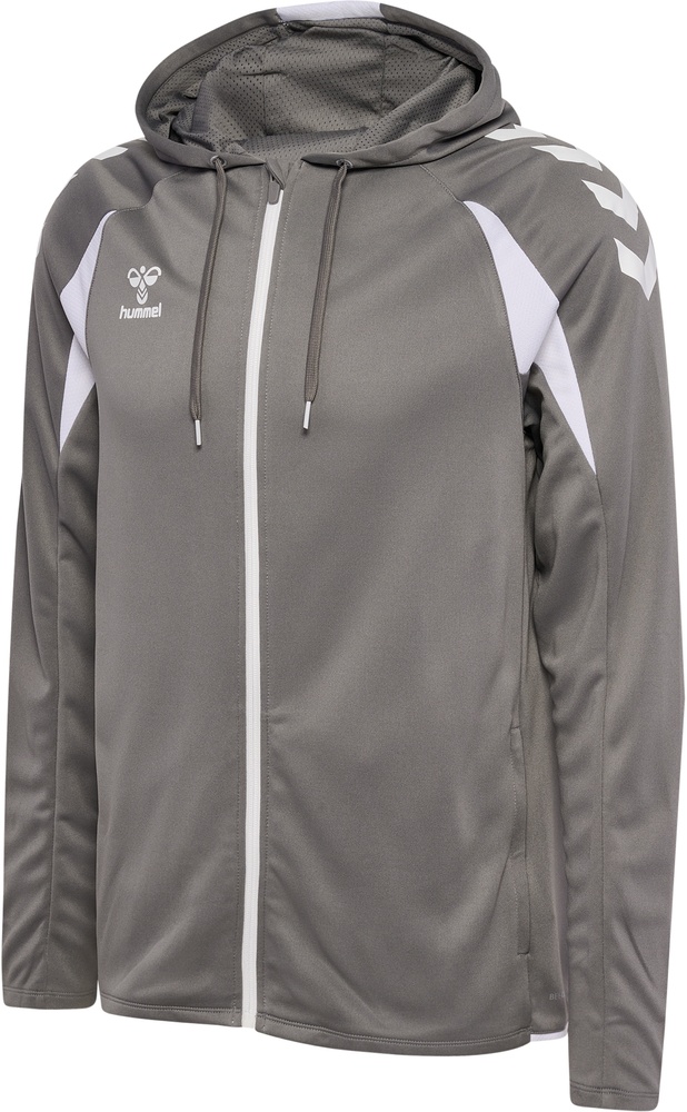 HummelTrainingsjackeHmlcore20ZipHoodie230853SteelGrayWhite-XS