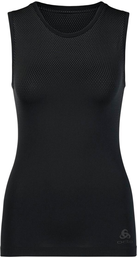 OdloDamenTanktopBlTopCrewNeckSingletPerformanceLightEco188801Black-L