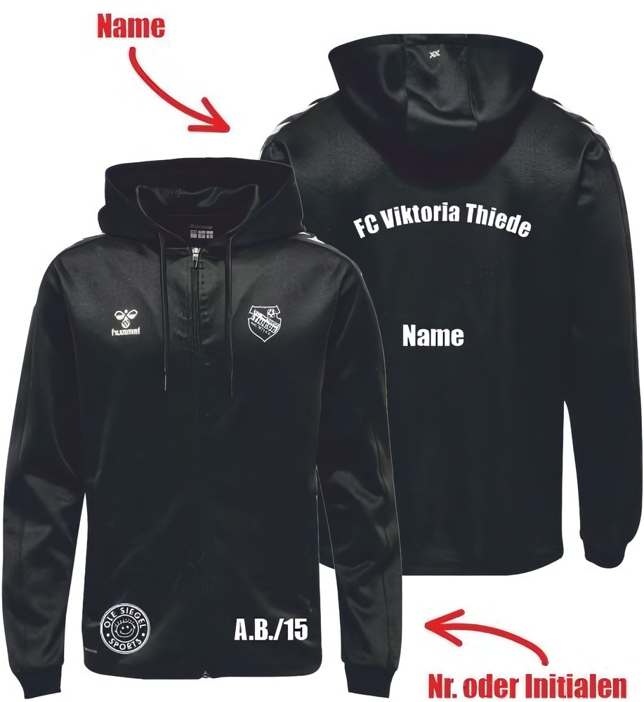 FCViktoriaThiedeKinderHummelhmlCore20PolyZipHoodieSweatKids230854