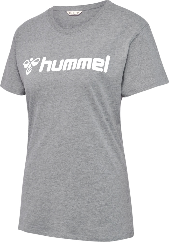 HummelDamenT-ShirtHmlgo20LogoT-ShirtSSWomanGreyMelange-XXL