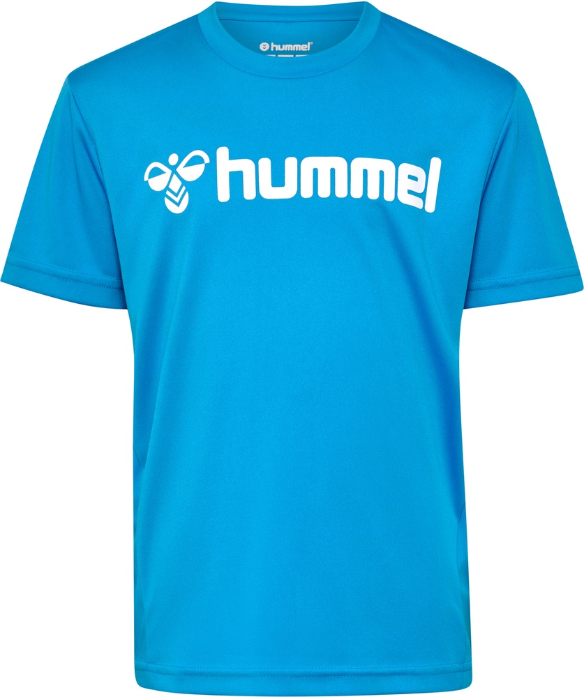 HummelKinderT-ShirtTopHmllogoJerseySSKidsDivaBlue-116