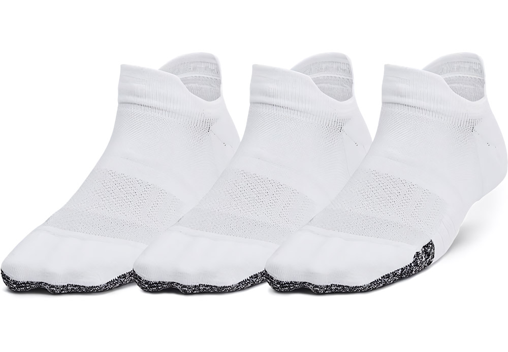UnderArmourDamenSockenWomensUaBreathe3PkNsTabWhite100-USOSFM