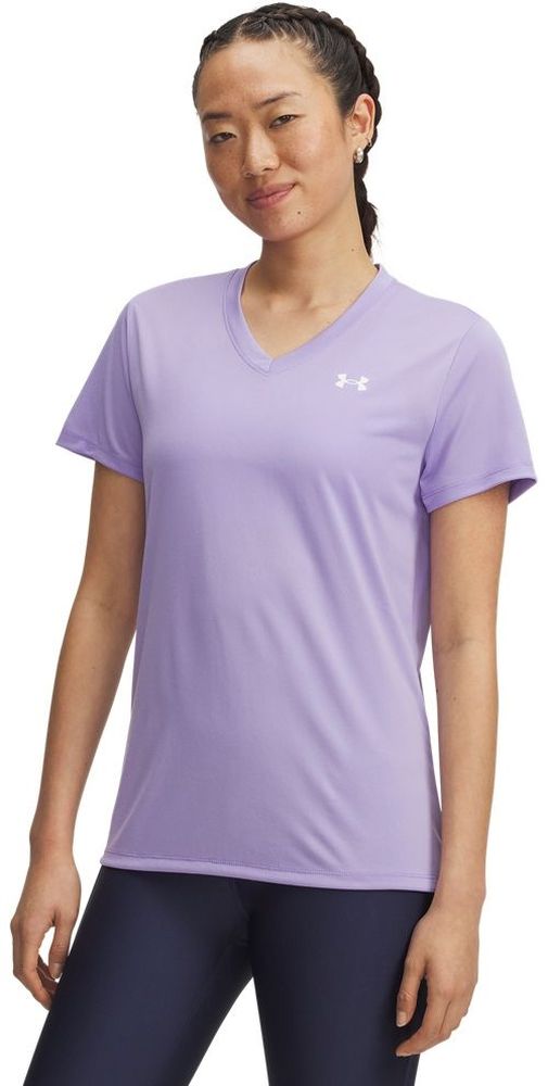 UnderArmourDamenSportshirtTechSSV-Solid1384229Purple538-LUSLG