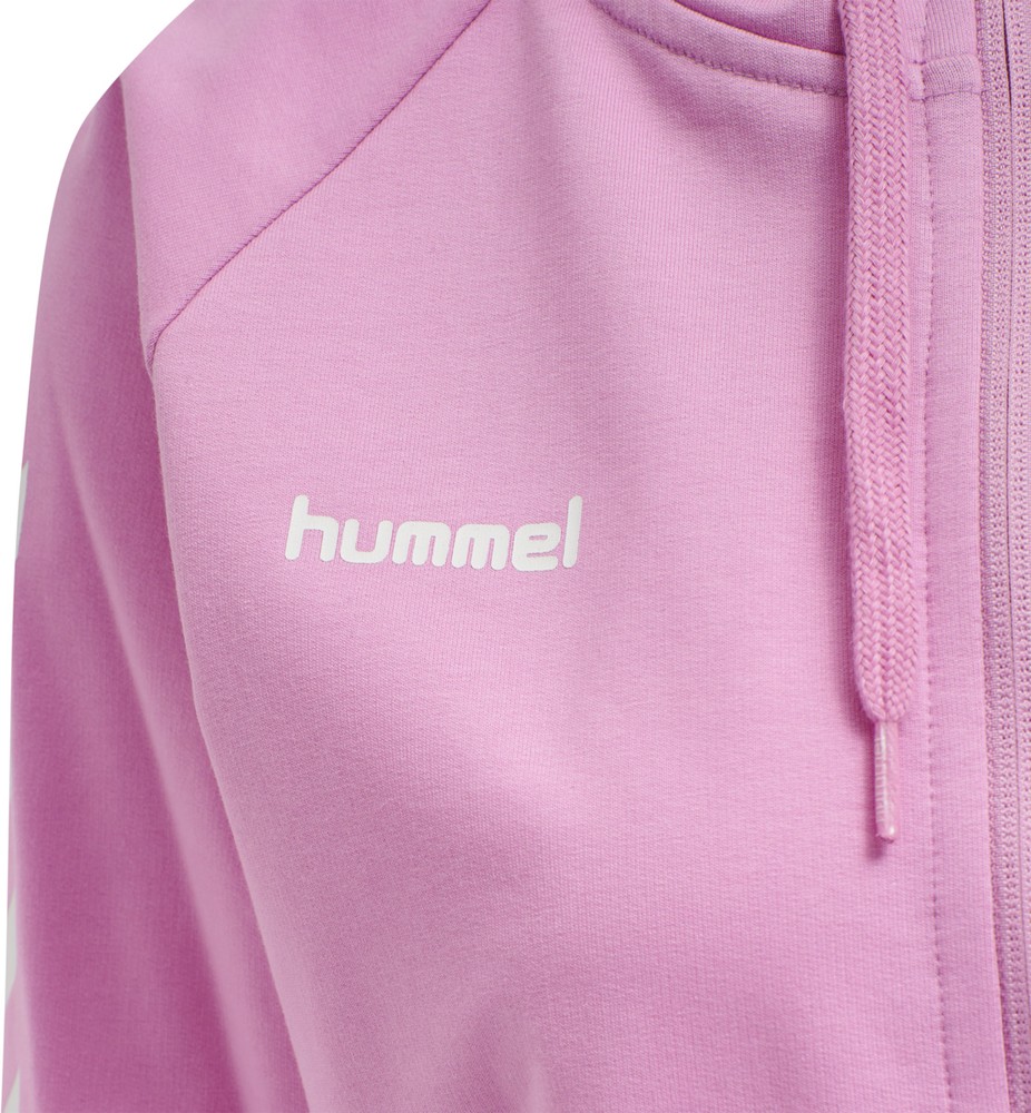 HummelDamenHoodieHmlgoCottonZipHoodieWomanOrchid-XXL