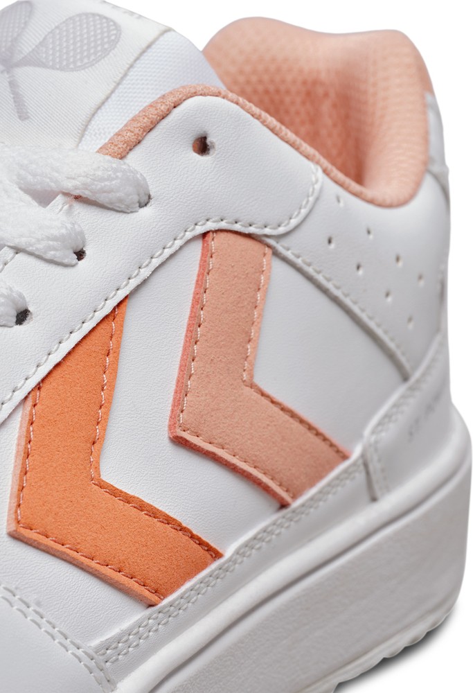 HummelDamenSneakerflachStPowerPlayWmnsWhiteAlmostApricot-36