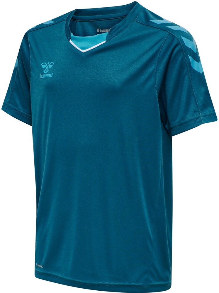 HummelKinderTrikotKurzarmHmlcoreXkPolyJerseySSKidsBlueCoral-116