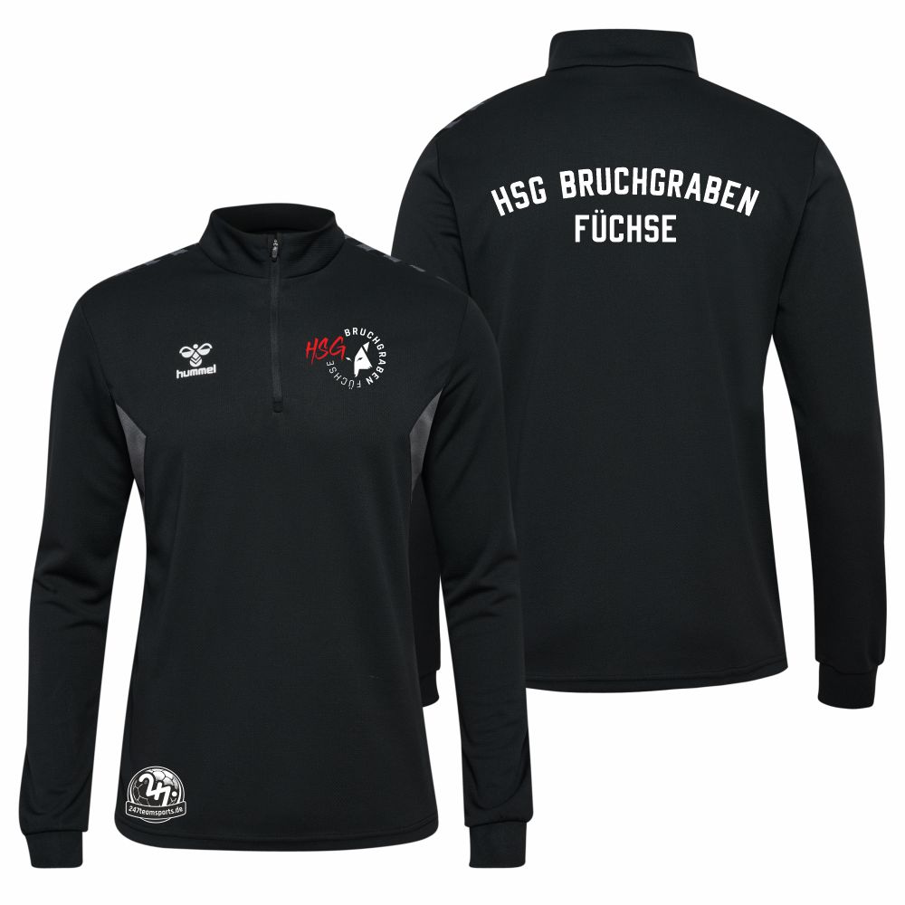 HSGBruchgrabenFchseKinderHummelhmlAuthenticPLHalfZipSweatKids219974