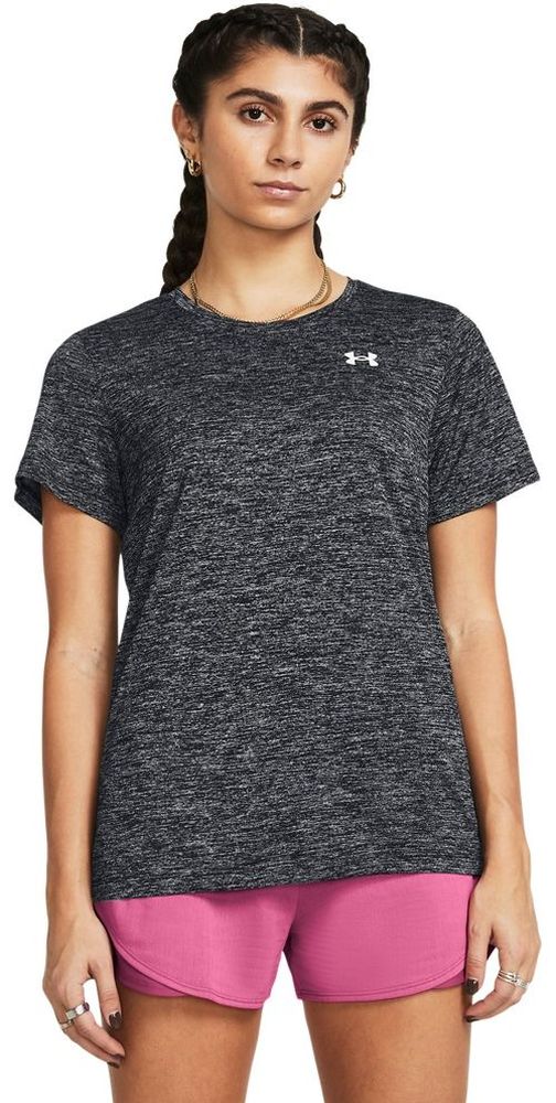 UnderArmourDamenT-ShirtTechSsc-TwistBlack001-LUSLG