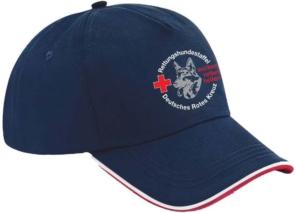 DeutschesRotesKreuzPeineDRKHundestaffelPeineBasecap92869HPNavyRotWei